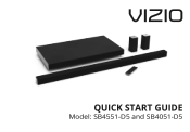 Vizio SB4551-D5 Quickstart Guide English