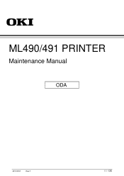 Oki ML490 Maintenance Manual
