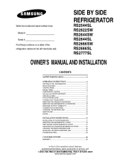 Samsung RS2533SW User Manual (user Manual) (ver.1.0) (English)