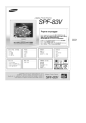 Samsung SPF-83V User Manual (user Manual) (ver.1.0) (Korean)