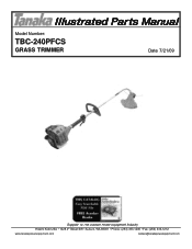 Tanaka TBC-240PFCS Parts List