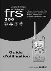 Uniden FRS300 French Owners Manual
