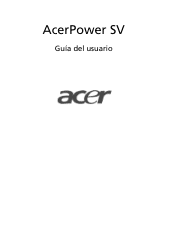 Acer Power SV Aspire T100/Power SV User's Guide ES