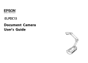 Epson ELPDC13 Users Guide