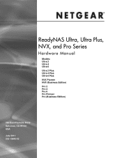 Netgear RNDX4420-100NAS Hardware Manual