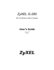 ZyXEL G-260 User Guide