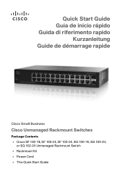 Cisco SG102-24 Quick Start Guide