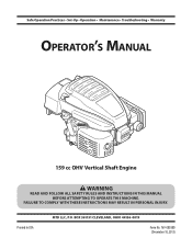 Cub Cadet ST 100 Operation Manual