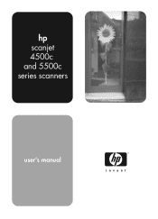 HP 5550C HP Scanjet 4500 and 5500 series scanners - (English) User Manual