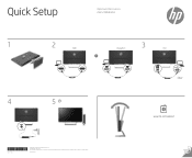 HP Pavilion 32-inch Displays Quick Setup Guide
