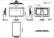 NEC PA271Q-BK Mechanical Drawing [.pdf]