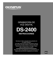 Olympus 142015 DS-2400 Instrucciones (Español)