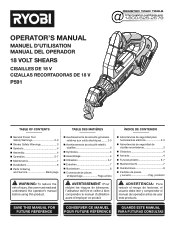 Ryobi P591 Operation Manual