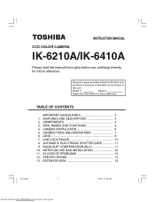 Toshiba 6410A Instruction Manual