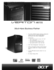 Acer VM670G-UQ9501C Brochure
