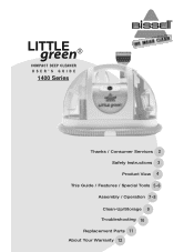 Bissell Little Green 1400B User Manual