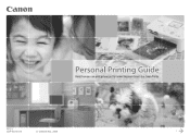 Canon PowerShot A2100 IS Personal Printing Guide
