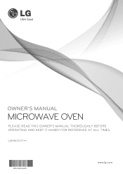 LG LMHM2237ST Owners Manual