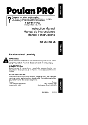 Poulan 2660 User Manual