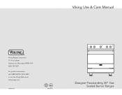 Viking DCCG1304BSS Use and Care Manual