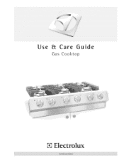 Electrolux E36GC75E Use and Care Guide
