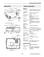 Epson PowerLite S3 Product Information Guide