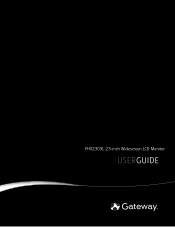Gateway FHX2303L User Manual