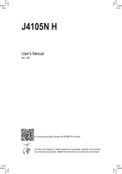 Gigabyte J4105N H User Manual