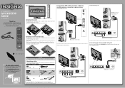 Insignia NS-24E340A13 Quick Setup Guide (English)