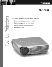 Toshiba TDP-P5 Brochure