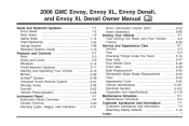 2006 GMC Envoy XL Owner's Manual