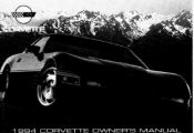 1994 Chevrolet Corvette Owner's Manual