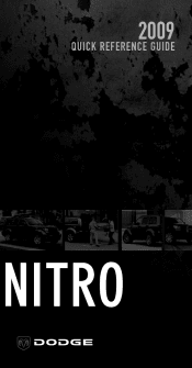 2009 Dodge Nitro Quick Reference Guide