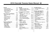 2010 Chevrolet Traverse Owner's Manual