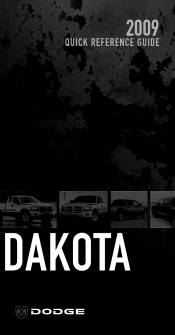 2009 Dodge Dakota Extended Cab Quick Reference Guide