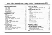 2009 GMC Envoy Owner's Manual