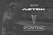 2001 Pontiac Aztek Owner's Manual