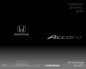 2014 Honda Accord 2014 Accord Sedan Technology Reference Guide (EX & EX-L)
