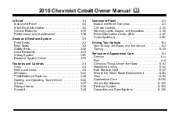 2010 Chevrolet Cobalt Owner's Manual
