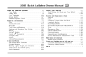 2005 Buick LeSabre Owner's Manual