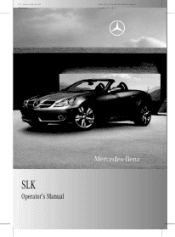 2011 Mercedes SLK-Class Owner's Manual