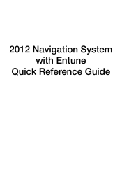 2012 Toyota Tacoma Navigation Manual