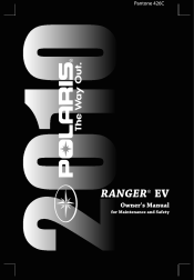 2010 Polaris Ranger EV Owners Manual