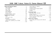 2009 GMC Yukon Owner's Manual