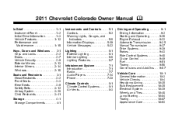 2011 Chevrolet Colorado Crew Cab Owner's Manual