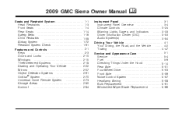 2009 GMC Sierra 1500 Crew Cab Owner's Manual