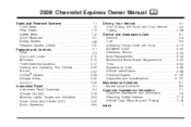 2008 Chevrolet Equinox Owner's Manual