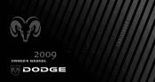 2009 Dodge Challenger Owner Manual SRT8