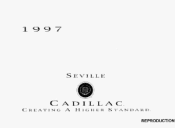 1997 Cadillac Seville Owner's Manual