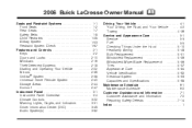 2006 Buick LaCrosse Owner's Manual